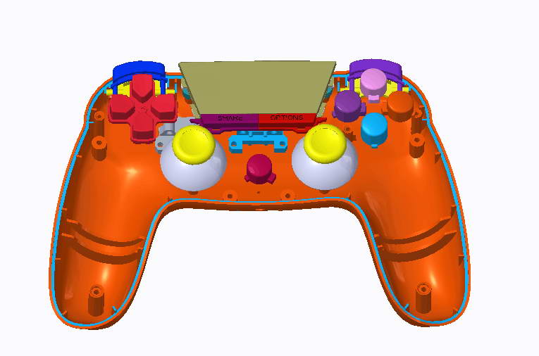 游戲機手柄內部結構